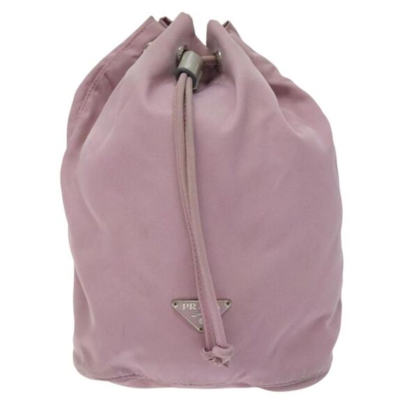 Prada Tessuto Pink Nylon Clutch Bag (Pre-Owned) - Picture 1 of 16